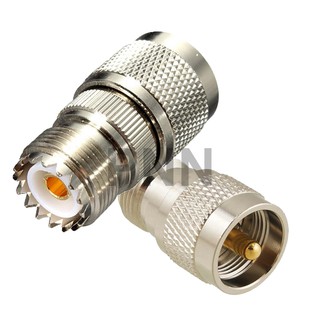 (1ตัว) ขั้วแปลงสัญญาณ PL259 To PL258 adapter