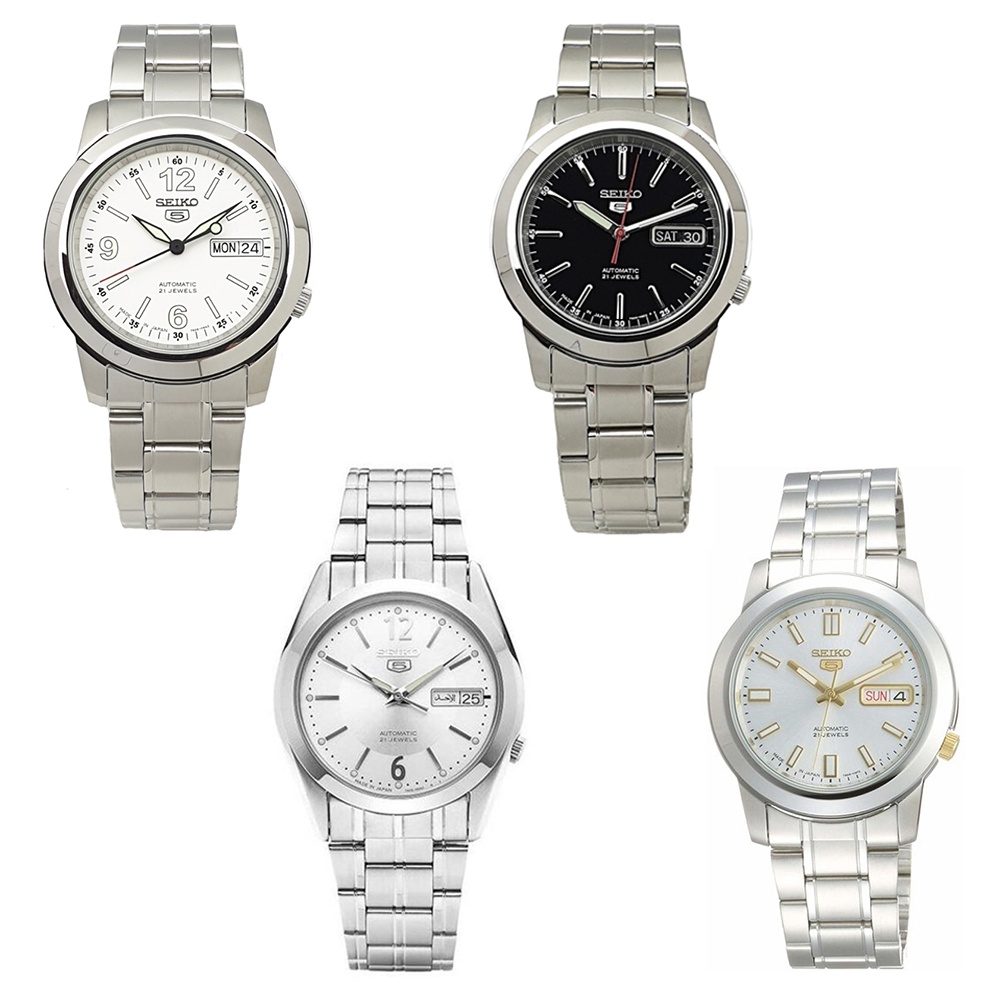SEIKO 5 นาฬิกาข้อมือผู้ชาย รุ่น SNKE57J1,SNKE57K1,SNKE53J1,SNKE53K1,SNKE97J1,SNKE97K1,SNKK09J1,SNKK09K1,SNKE49K1