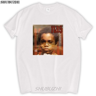 [S-5XL] Gildan เสื้อยืดผ้าฝ้าย 100% พิมพ์ลาย Nas Illmatic สีขาว แฟชั่นฤดูร้อน สําหรับผู้ชาย Sbz5198