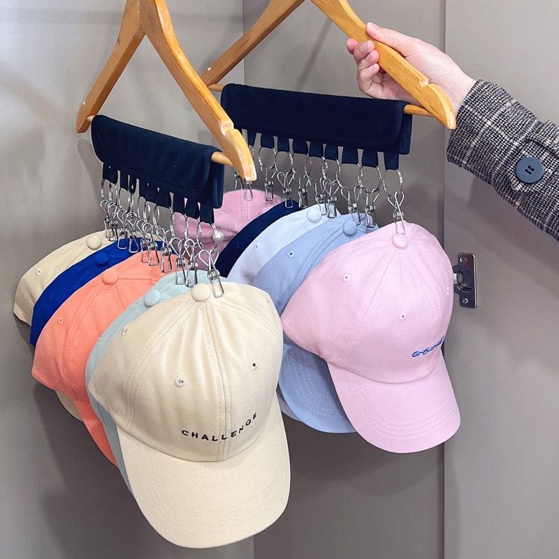 ที่แขวนหมวก แบบคลิปหนีบ 10 ชิ้น  2071