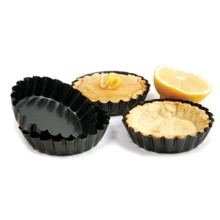 Norpro 3963 Non Stick Tartlet Pans, 3 x 0.75 in. (Set of 4) / พิมพ์ทาร์ต