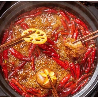 ซุปก้อนหม่าล่าหม้อไฟ (50g ถุงเล็ก) ต้นตำรับฉงชิ่งแท้ ซุปหมาล่า เผ็ดชา 麻辣火锅底料 50g