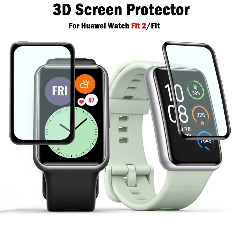 ฟิล์ม Huawei Watch Fit 2 กันรอยขีดข่วน กันน้ำ ผิวนุ่ม ทัชลื่น ฟิล์ม หัวเว่ย วอช film huawei watch fit 2 3D