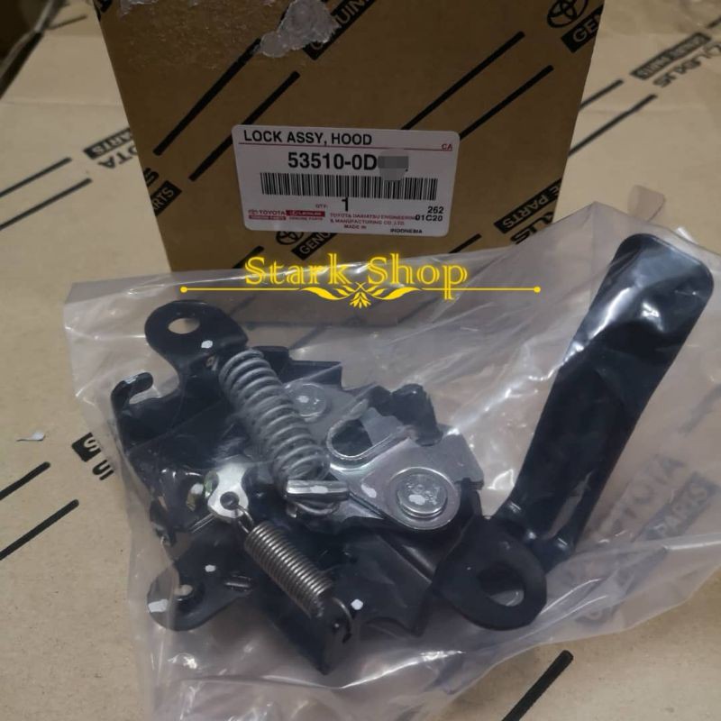 TOYOTA VIOS 2008 ~2012 NCP93,NCP93 FL FRONT BONNET LOCK. ล็อค DEPAN BONNET