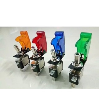 สวิตช์เครื่องบินมี3สี12V20Aไฟในตัว