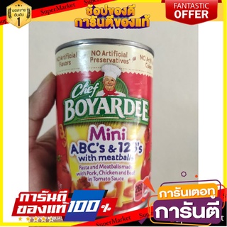 🔥อย่างดี🤩!! แพ็ค2กระป๋อง chef boyardee mini abcs and 123s with meatballs ว๊าว🍟