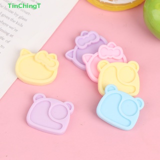 [TinChingT] จานจิ๋ว 1/12 สําหรับตกแต่งบ้านตุ๊กตา 4 ชิ้น ต่อชุด [ใหม่]