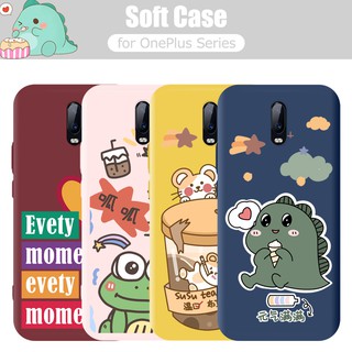 OnePlus 6 6T 7 One Plus 7T 8 Pro กรณี Soft Phone Case Bottle Cartoon