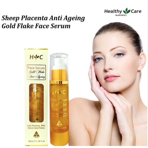 Gold Flake Face Serum เซรั่มรกแกะผสมทองคำ