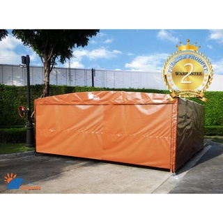 เต็นท์จอดรถสำเร็จรูป CARSBRELLA รุ่น TWIN B‎ ‎สําหรับรถยนต์ขนาดเล็ก-กลาง สามารถจอดรถได้ 2-3 คัน‎