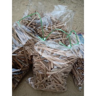 ไม้อ่อยไฟ เชื้อไฟ 700กรัม ชิ้นเล็กติดไฟง่าย มีพร้อมส่ง