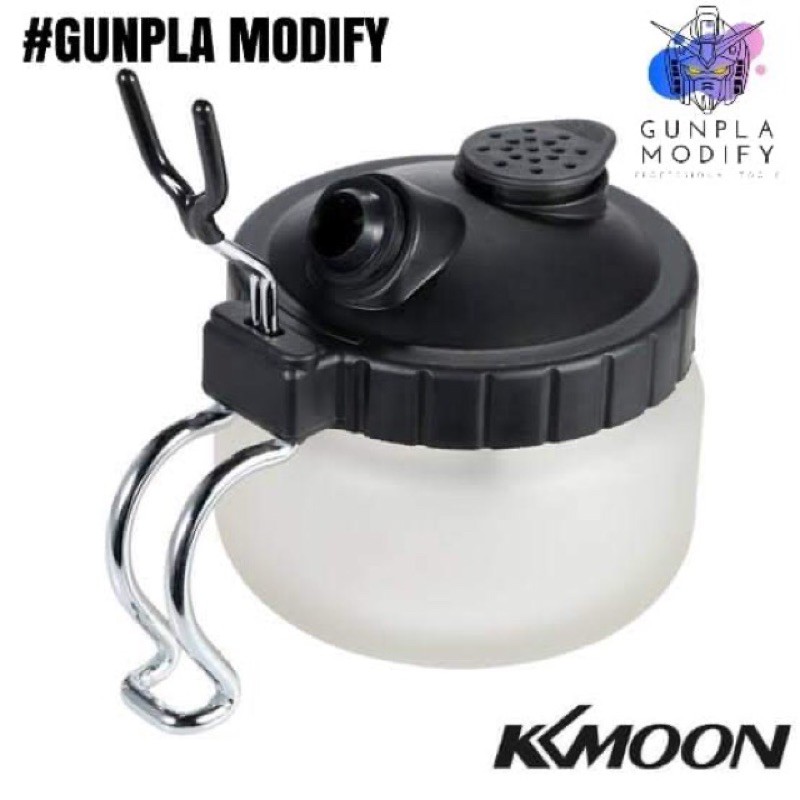 KKmoon ที่วางและกระปุกล้างแอร์บรัช Airbrush Cleanning Pot