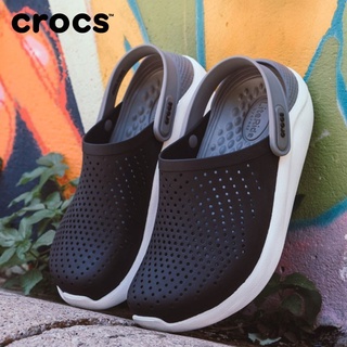 พร้อมส่ง!! Crocs LiteRide Clog แท้ รองเท้าแตะ หิ้วนอก ถูกกว่าshopของแท้รองเท้าชายหาดสำหรับบุรุษและสตรี