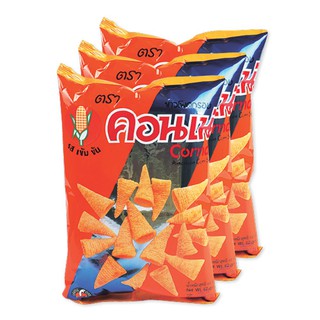 คอนเน่ ข้าวโพดอบกรอบ 56 กรัม x 3 ห่อ Corn Chips, 56 grams x 3 packs