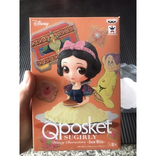 👉 Qposket Disney Snow white ของใหม่ มีกล่องครบ แต่กล่องไม่ค่อยสวย ตุ๊กตามีถุงซีลมา