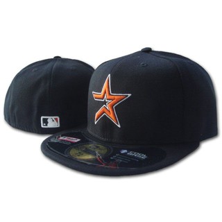 Houston Astros หมวกเบสบอลแฟชั่นสําหรับผู้ชายผู้หญิง 59 Fifty Snapback W Close