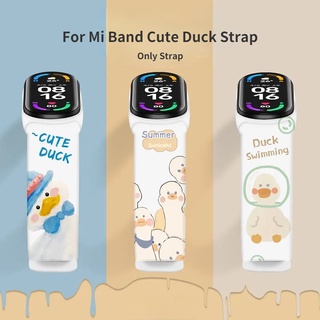 (สายคล้อง) สายนาฬิกาข้อมือ สําหรับ Xiaomi Mi Band 7 Mi Band 6 5 4 3