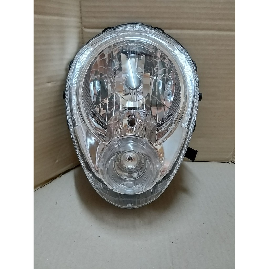 ไฟหน้า SCOOPY-I สกู๊ปปี้-ไอ รุ่นเก่า (ไฟหรี่สีใส-จานฉายไฟหน้าสีใส) # HMA Brand #