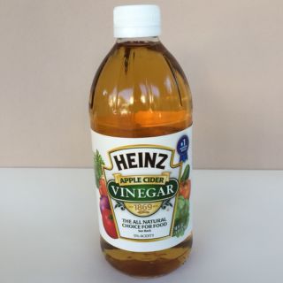 HEINZ น้าส้มสายชูหมักจากแอปเปิ้ล สินค้านำเข้าจากสหรัฐอเมริกา Apple cider vinegar ขนาด 473 ml