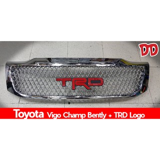 กระจังหน้า Toyota Vigo Champ ลาย Bently + TRD โลโก้