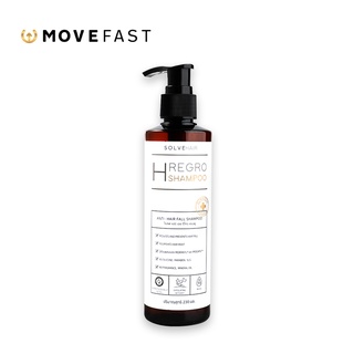 [ลด 65.- โค้ดMOVE09]SolveGroup H regro Shampoo เอช รีโกร แชมพู 230 ml