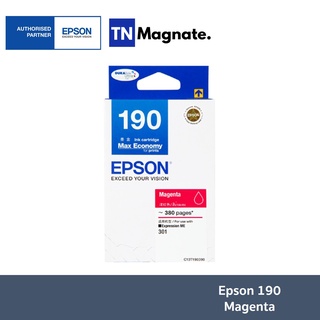 [หมึกพิมพ์] Epson 190 [T190390] Ink Cartridge (Magenta:สีม่วงแดง)