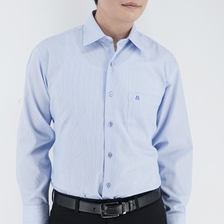 John Langford เสื้อเชิ้ตแขนยาว รุ่น 035-580-17 สีฟ้า