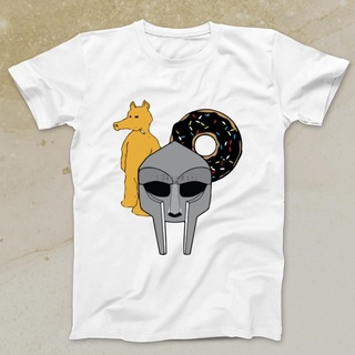 เสื้อยืด พิมพ์ลาย Doom And Lord Quas Rapper Hophop Mf Doom สีขาว สําหรับผู้ชาย