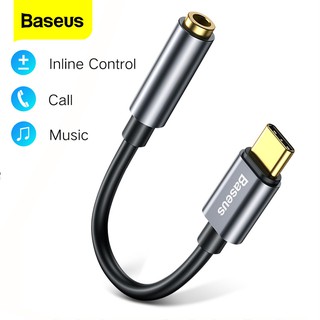 Baseus L54 USB Type C 3.5 มม. อะแดปเตอร์เสริม USBC 3.5 มม. แจ็คหูฟัง AUX อะแดปเตอร์เสียง สําหรับ Samsung OTG Type C 3.5 สายเคเบิล