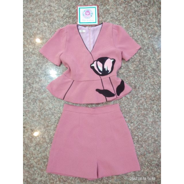 ชุดเซ็ท งานป้าย Jariya ไซส์S. มือ✌สภาพดี 95%