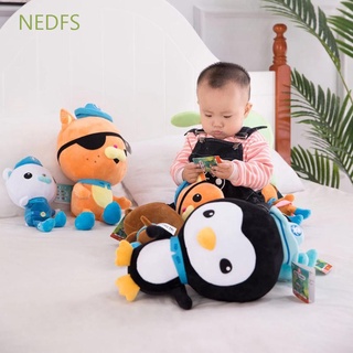 NEDFS Captain Stuffed Toys Sherrington Christmas Present Octonauts Plush Toys Girl Toy Kwazii Birthday Present Barnacle Children 19 cm Cartoon Doll