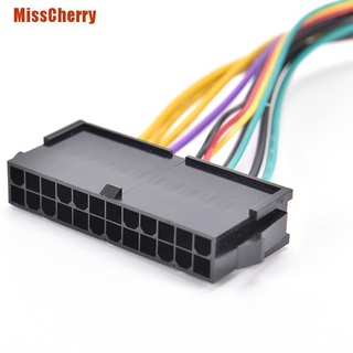 (Misscherry) สายเคเบิ้ลอะแดปเตอร์พาวเวอร์ Main 24-Pin To 6-Pin Pci-E Psu 18Awg Hp