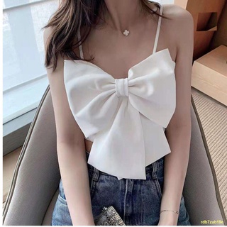 👇สินค้าเฉพาะจุด📯โบว์ฝรั่งเศสยกทรงด้านบนตกแต่งร่างกายสไตล์กลิ่นหอมขนาดเล็กสวมใส่ด้านนอก bottoming เสื้อผ้าผู้หญิงอ้วนทุ