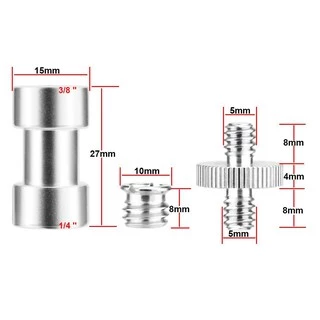 สกรูแปลงสำหรับขาตั้งกล้อง tripod Adapter Reducer Bushing for DSLR Camera Tripod