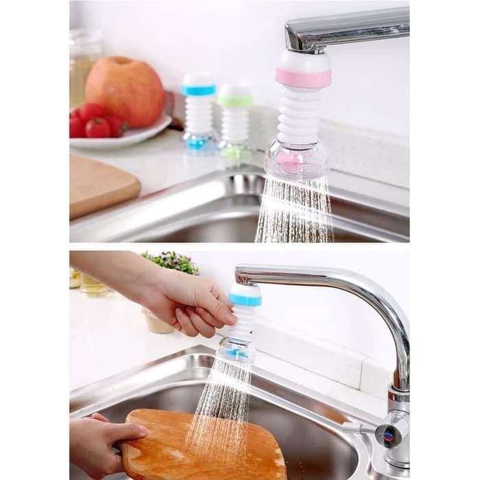 FLEXIBLE Faucet Connection Anti-Splash Water Filter Shower Faucet สุ่ม