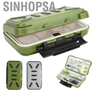 Sinhopsa Fishing Tools Box ABS Tackle Fish Bait Lure Hooks Storage Case Organizer Container Waterproof Accessories