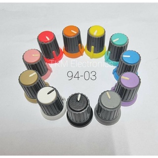 ลูกบิด โวลลุ่ม volume control SNP94-03 มี11สี ชมพู แดง เหลือง ม่วง เขียว ฟ้า ดำ ขาว เทา ส้ม น้ำตาล