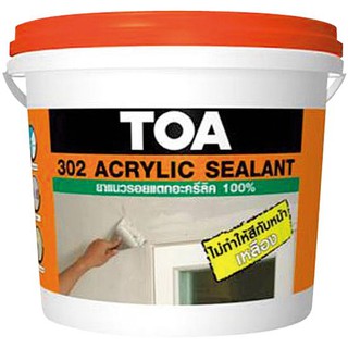 TOA 302 1KG WHITE WALL PUTTY อะคริลิก อุดโป๊ว TOA 302 1KG ขาว หมั่นโป๊ว เคมีภัณฑ์ก่อสร้าง วัสดุก่อสร้าง TOA 302 1KG WHIT