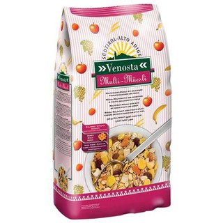 ซีเรียลอาหารเช้า วีนอสต้า มุสลี่ผสมผลไม้ 1 กก. - Venosta wholegrain fruit muesli healthy &amp; natural breakfast cereal 1kg