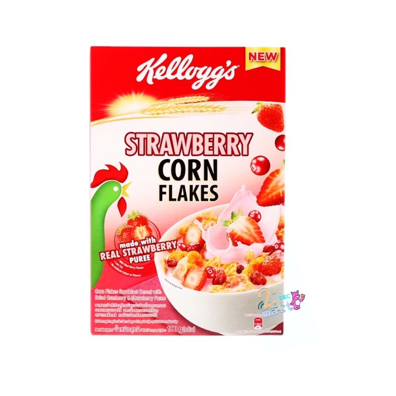 Kellogg's Strawberry Corn Flakes 180g | Shopee Thailand