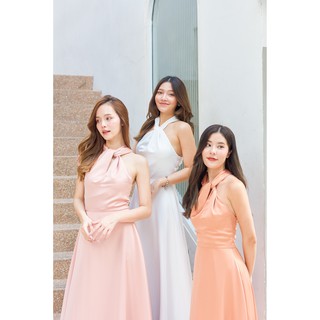 Pirunya - เดรสยาวผูกคอ Long Dress 05