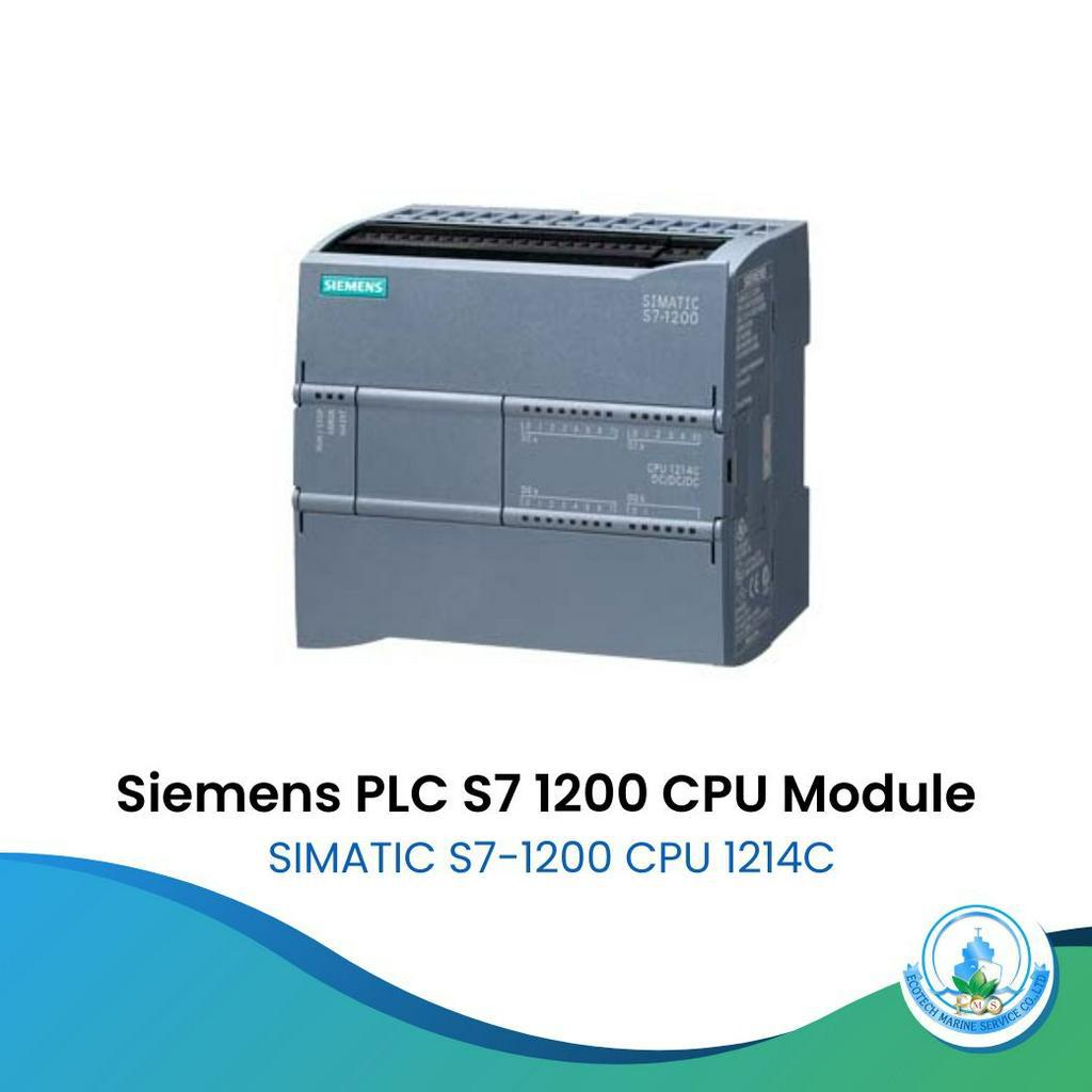 Siemens PLC S7 1200 CPU Module 6ES72141AG400XB0 SIMATIC S7-1200 CPU 1214C DC/DC/DC 6ES7214-1AG40-0XB