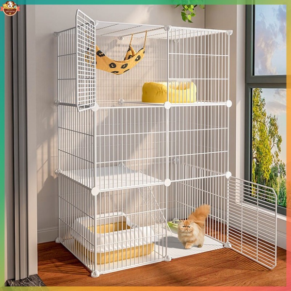 Metal Mesh Cat Bathing & Drying Cage - Portable Shower & Grooming Cage For Cats & Small Dogs
