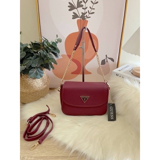 Guess Flap Shoulder Bag กระเป๋าสะพายใบสวยหรูหรา