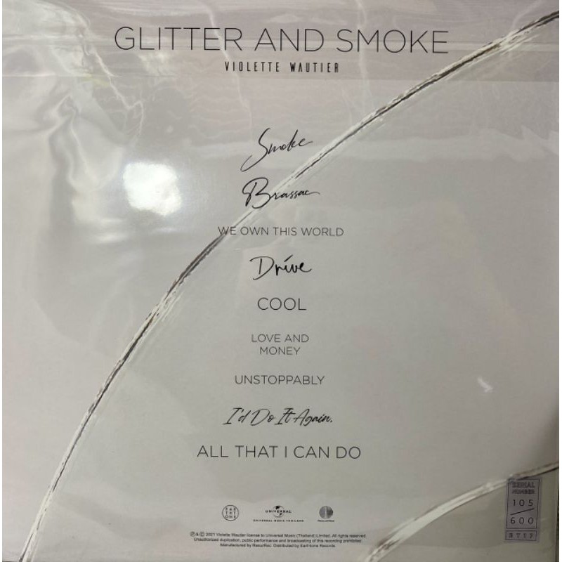 1st press แผนเสยง ว วโอเลต violette wautier Limited Glitter and smoke หายาก dezine zone