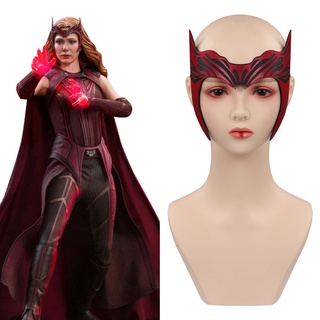 Wanda Maximoff เครื่องแต่งกาย ผ้าพันคอ แม่มด หน้ากาก หูฟัง เครื่องประดับผม สําหรับผู้หญิง