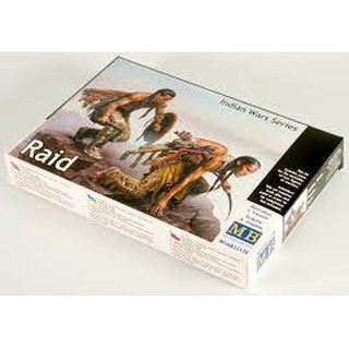 ฟิกเกอร์โมเดล Master Box Model 1/35 MB35138 "Indian Wars Series. Raid"