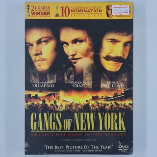 [01376] Gangs of New York (DVD)(USED) ซีดี ดีวีดี สื่อบันเทิงหนังและเพลง มือสอง !!