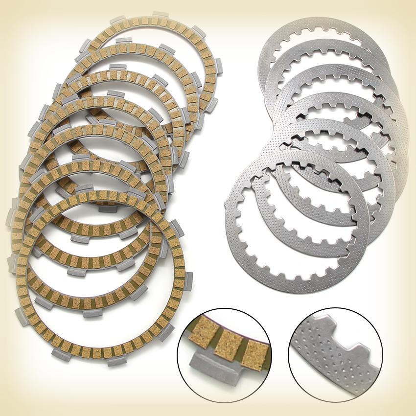 คลัทช์แรงเสียดทานแผ่นชุดสําหรับ Honda DT230R SDR200 (2TV) TDR125 YFS200 TZR125 R/RR DT200R/WR DT125E