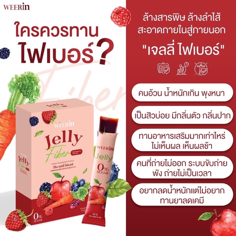 Weerin jelly fiber❤️‍🔥❤️‍🔥